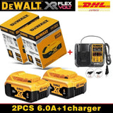 100% Original DeWALT 20V/60V 9.0Ah Power Tool Battery DCB206 DCB205 DCB200 DCF887 DCG405 DCD791 DCF922 DCF850 DCD805 Tool Batter