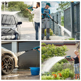 Gisam 250Bar Brushless Electric High Pressure Washer Gun 4Gear Power Home Car Washing Water Spray Gun for Makita 18V Battery Pin