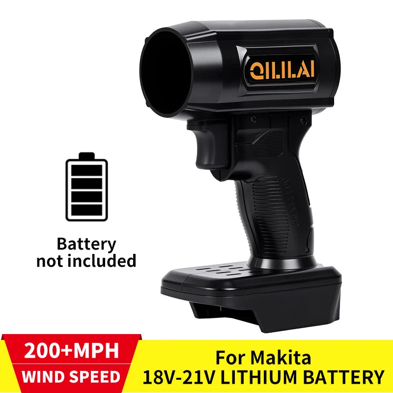 50MM Car Wash Air Gun Turbo Jet Fan Electric POWERFUL BLOWERS Car Violent Dryer forMakita/forMilwaukee/forDewalt No Battery