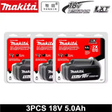 Makita 18V 5.0Ah Battery BL1850B BL1860B With DC18RC Charger Combo 100% New High Quality For DDF485Z DHP487 DTD149Z LXT Tools