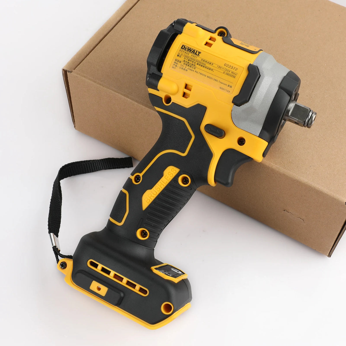 DEWALT 20V MAX Atomic Compact Brushless Impact Wrench DCF850B, 3-Speed 3250 RPM with 3-LED Light for Tight Spaces