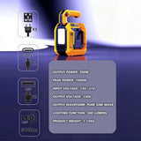 500W Power Inverter for Makita Milwaukee 18V Battery 18V to 120V/220V Pure Sine Wave Inverter with LED Light for Outdoor Camping