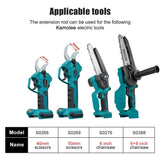 Kamolee length 2.5m telescopic pole is suitable for aerial trimming, electric scissors 6 inch 8 inch chainsaw, adjustable length