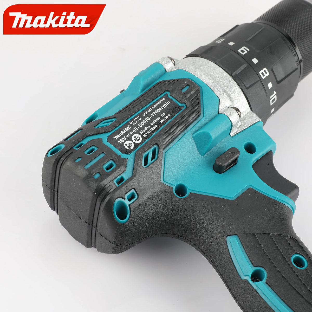 Makita DDF487 13mm Red and Black Cordless Brushless Household Impact Drill Driver Compact, High Torque Electric Screwdriver