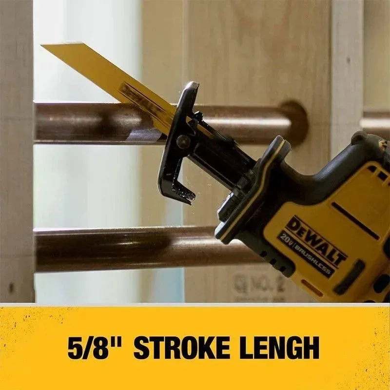 DEWALT Cordless One-Handed Reciprocating Saw DCS369 MAX The Multi - Tasking Powerhouse for Swift Wood,Metal & Pipe Cutting