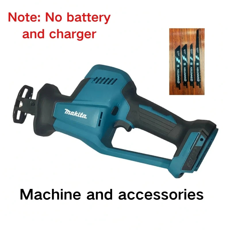 Makita DJR189 18V Cordless Electric Reciprocating Saw Brushless Rechargeable Wood Metal Cutting Saw Portable Saw Power Tool