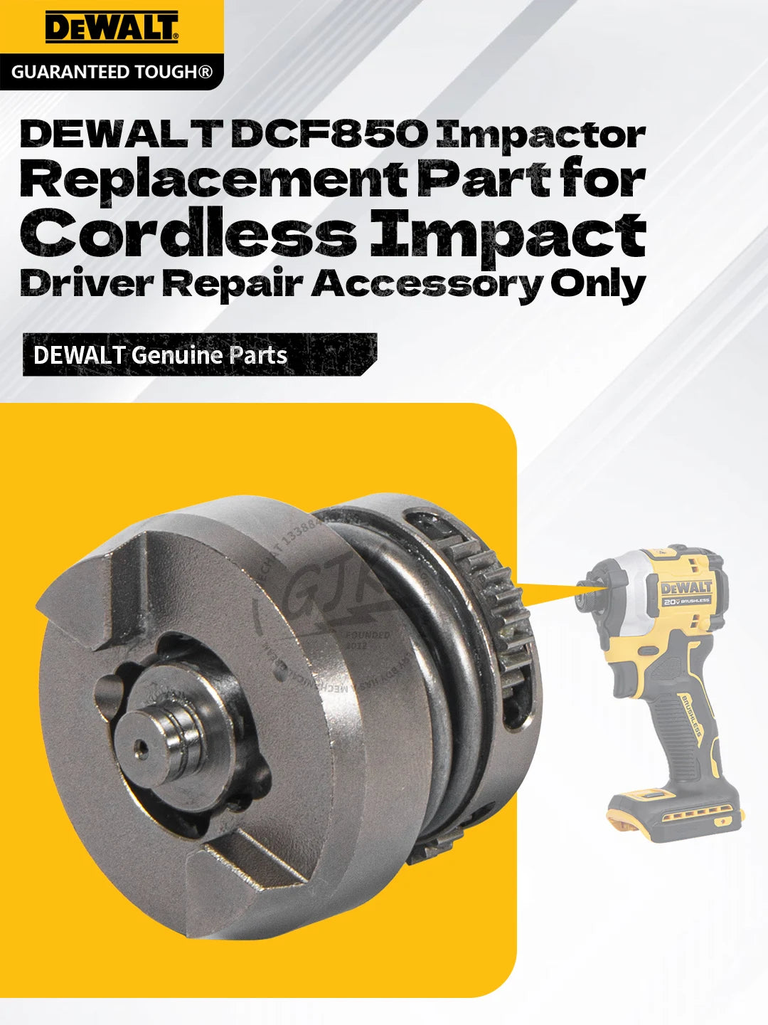 DEWALT DCF850 Impactor Replacement Part for Cordless Impact Driver Repair Accessory Only