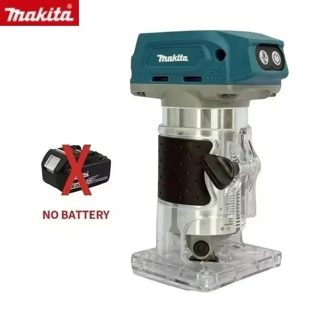 Makita DRT50 18V Cordless Brushless Trimmer Slotting Tool For Furniture Edge Finishing And Cabinet Fabrication Tasks