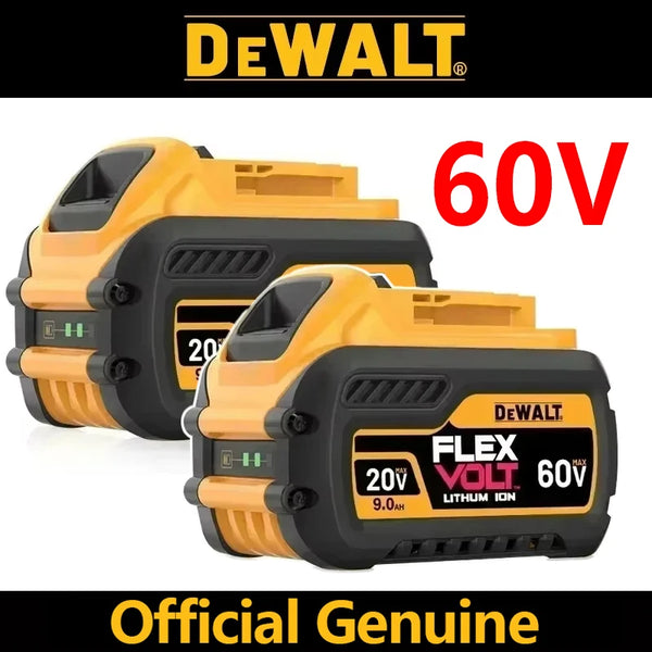 100% Genuine Dewalt 20V Battery, 60V 9Ah, 20V 6Ah Battery DCB609 DCB206 DCB606 DCB184 for Dewalt Power Tool Replacement Battery