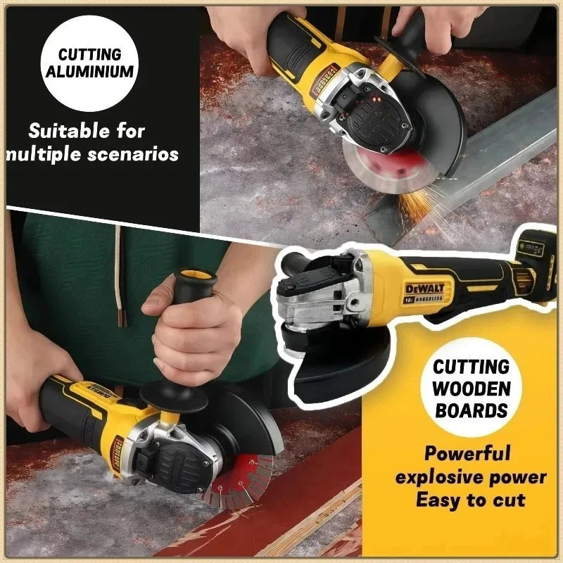 Dewalt 125mm DCG406 Cordless Angle Grinding Machine High-Performance Outstanding Cutting and Polishing Brushless Angle Grinding