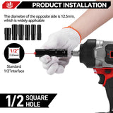ONEVAN 8000RPM 2800N.M Brushless Electric Impact Wrench Cordless Car Repair Screwdriver Drill Power Tool For Makita Battery Pin