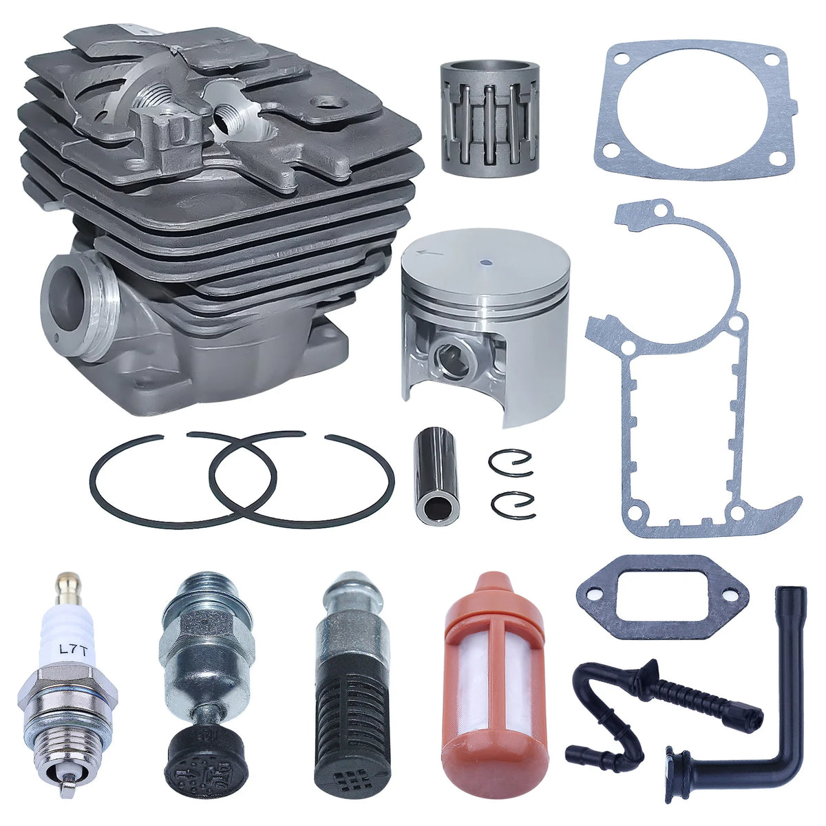 47mm Cylinder Piston Gasket Kit For Stihl MS361 MS 361 Decompression Valve Chainsaw Replacement Spare Tool Part