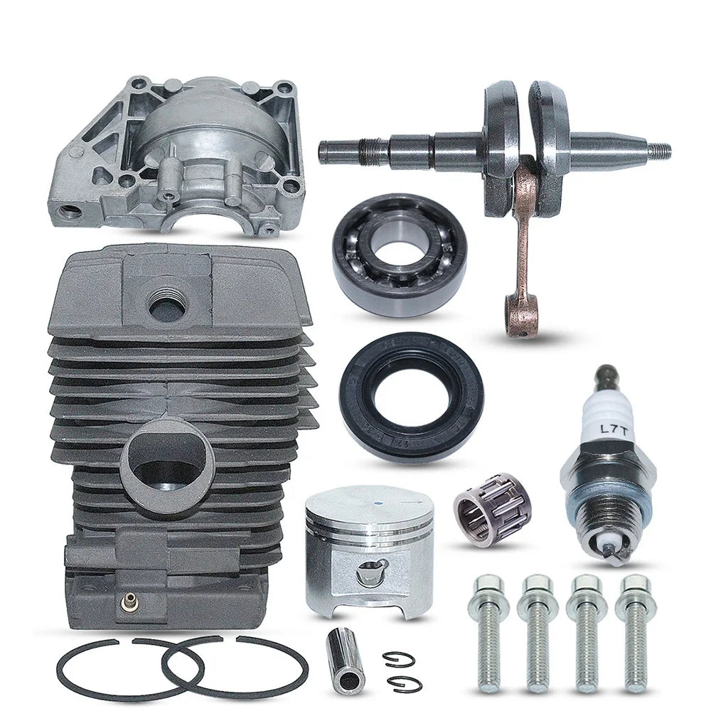 46mm Cylinder Piston kit Crankshaft with Spark Plug Replacement for Stihl MS390 MS290 MS310 029 039 Chainsaw Cortador De Grama